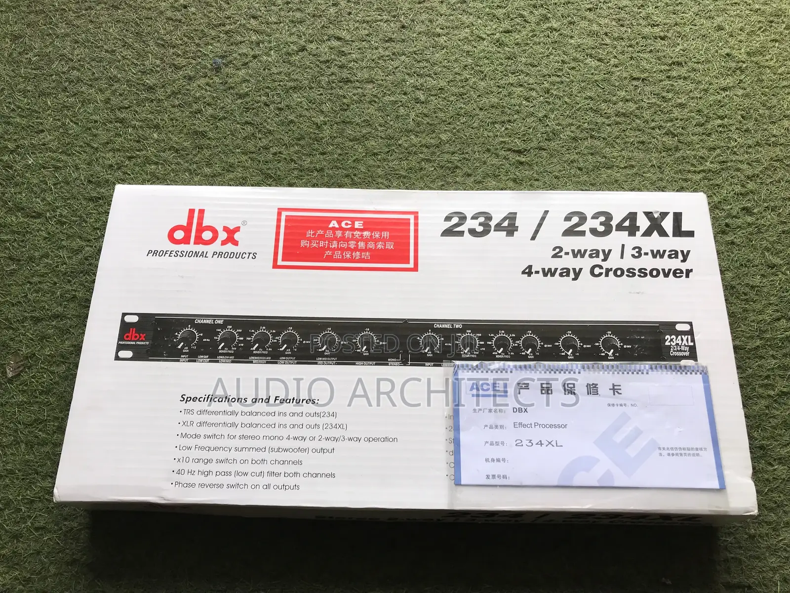 Dbx Crossover 4 Way