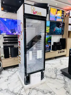 Vertical Display Fridge Pearl PVC 28 ,220litres