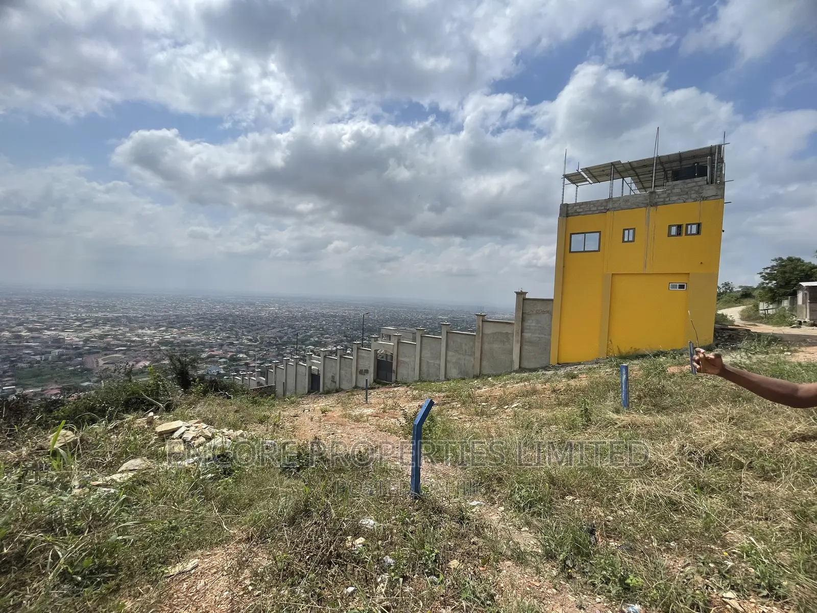 Hill Top Service Plots of Land With the View of Accra