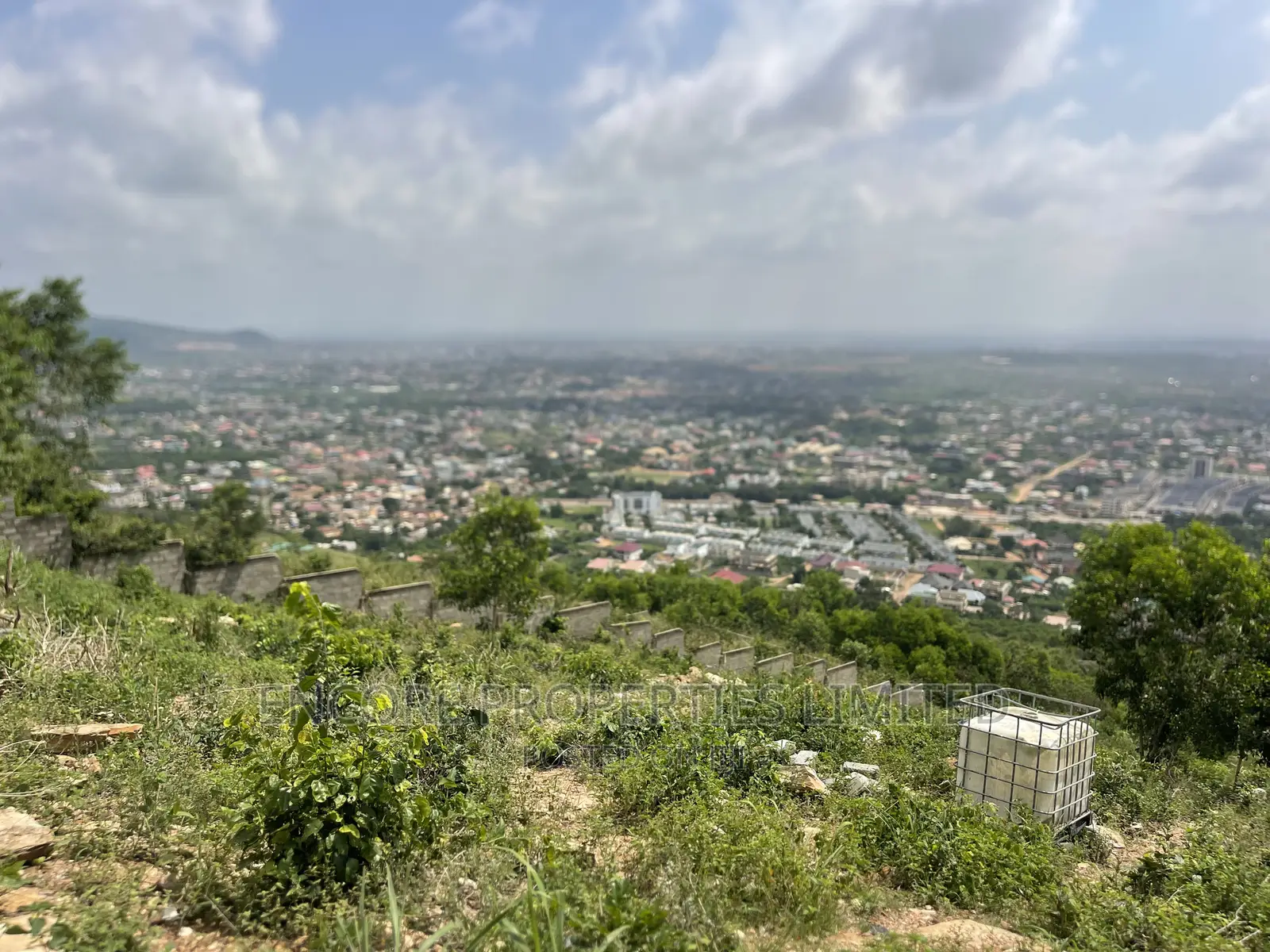 Hill Top Service Plots of Land With the View of Accra