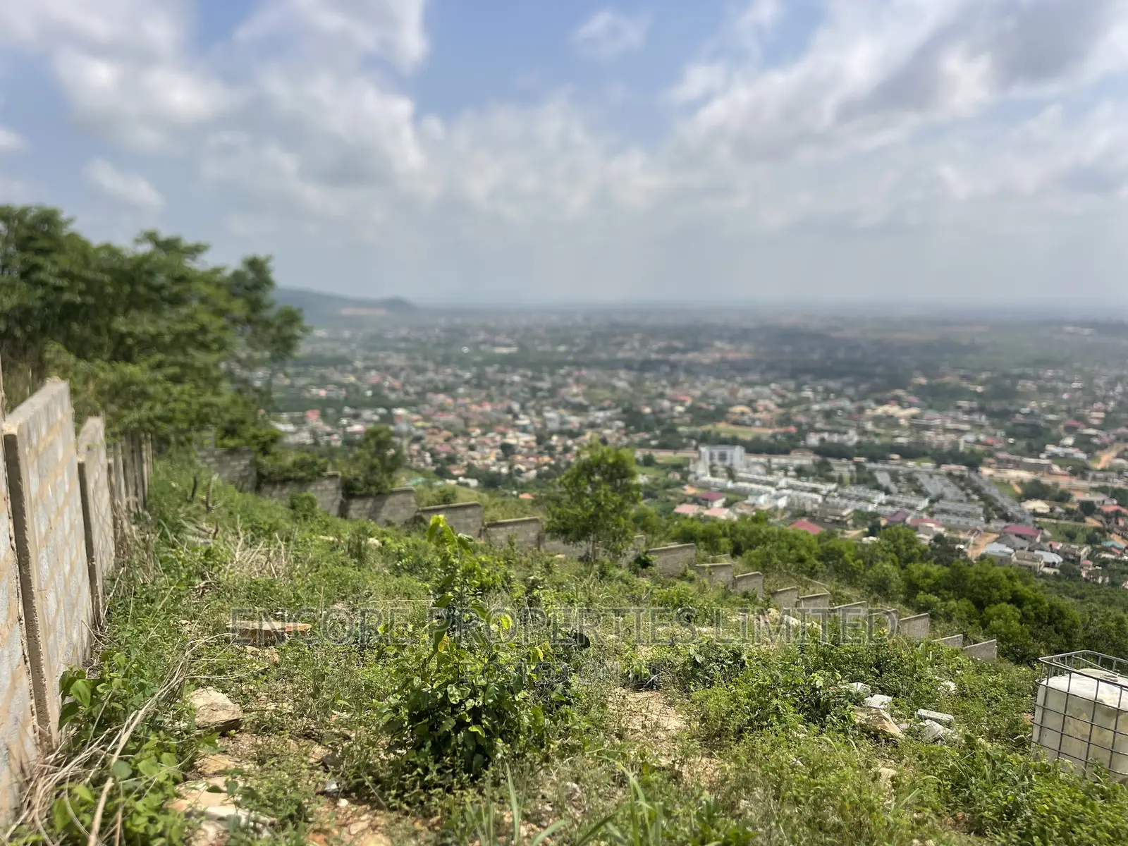 Hill Top Service Plots of Land With the View of Accra