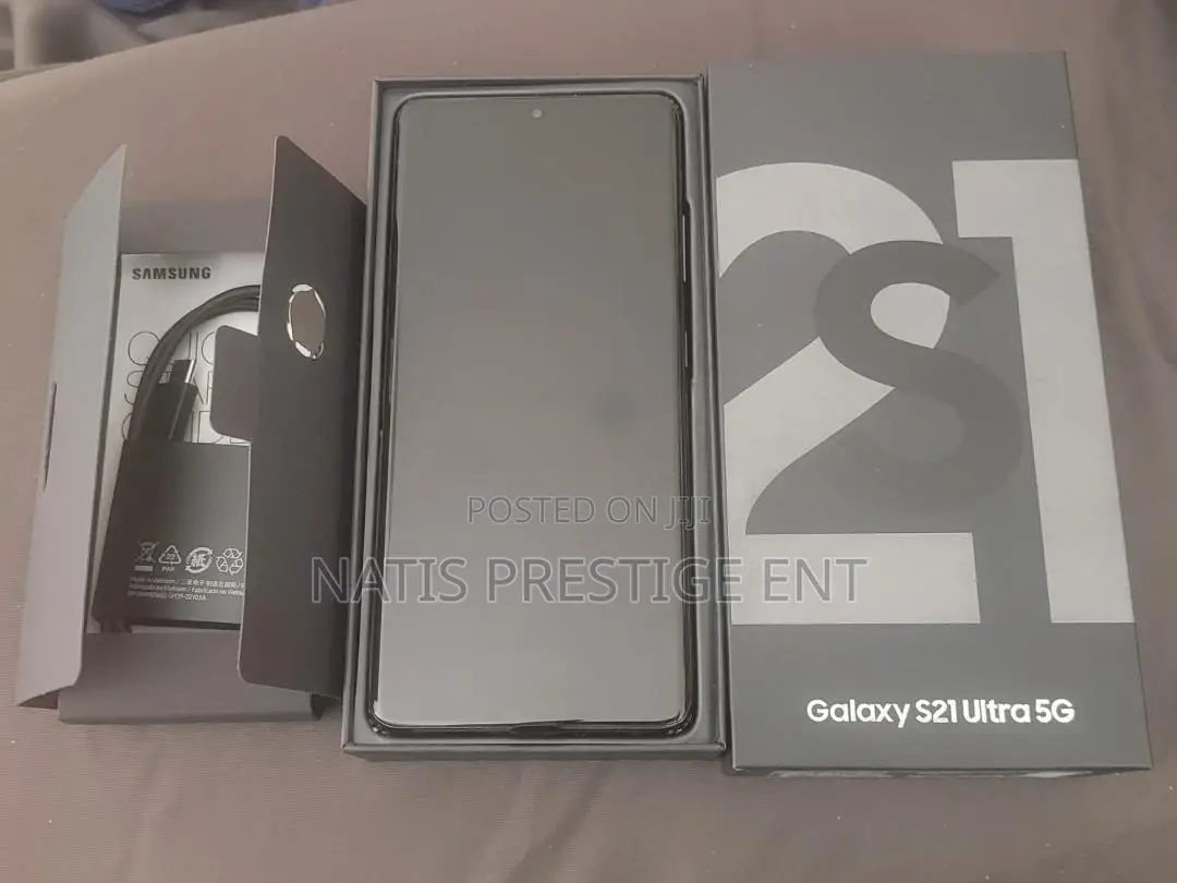 New Samsung Galaxy S21 Ultra 5G 256 GB Black