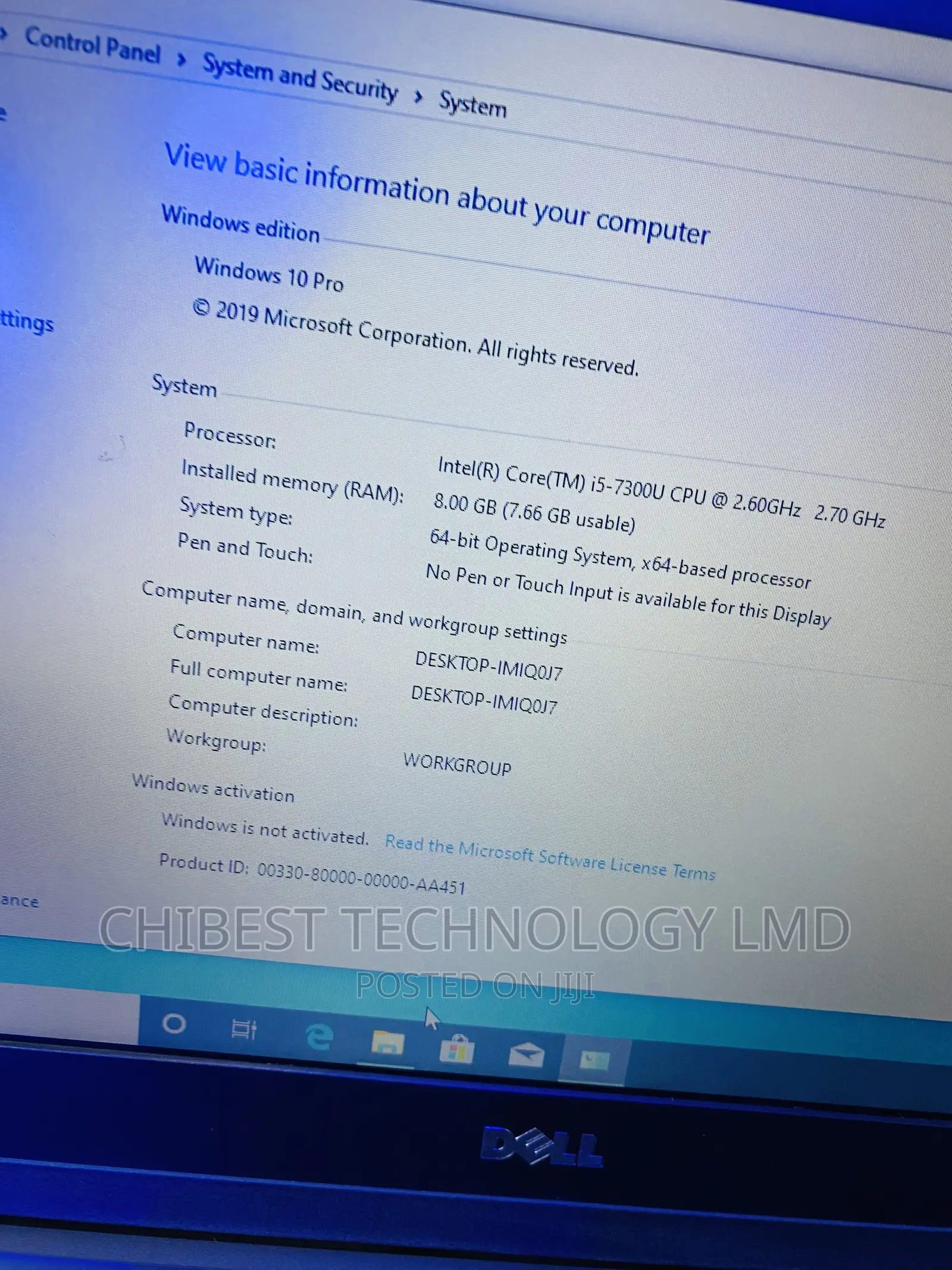 Laptop Dell Latitude 14 5480 8GB Intel Core I5 SSD 256GB