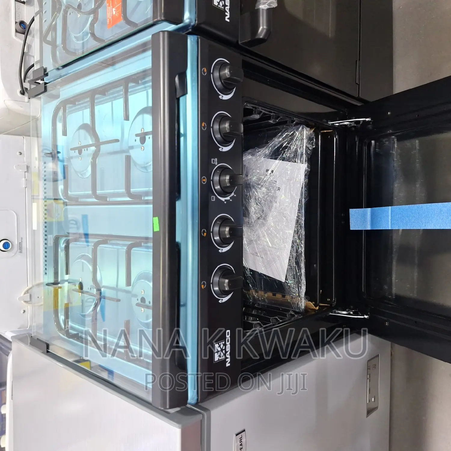 60mx60m_nasco 4 Burners Gas Cooker With Oven Grill