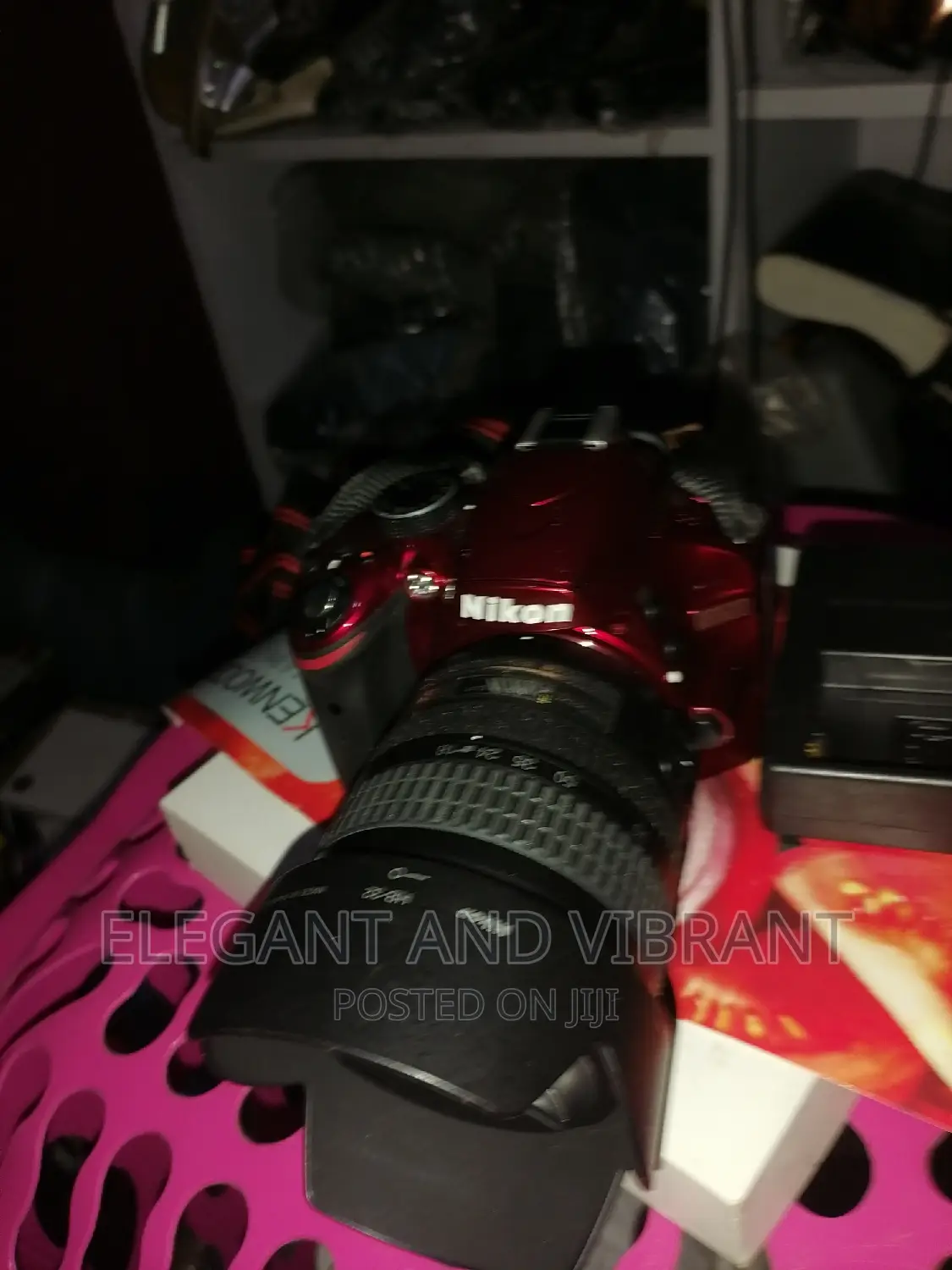 Nikon D3200 in Purple Colour Abroad Use Condition