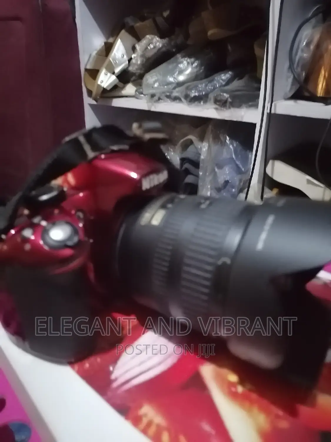 Nikon D3200 in Purple Colour Abroad Use Condition