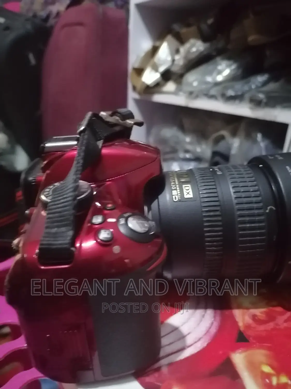 Nikon D3200 in Purple Colour Abroad Use Condition