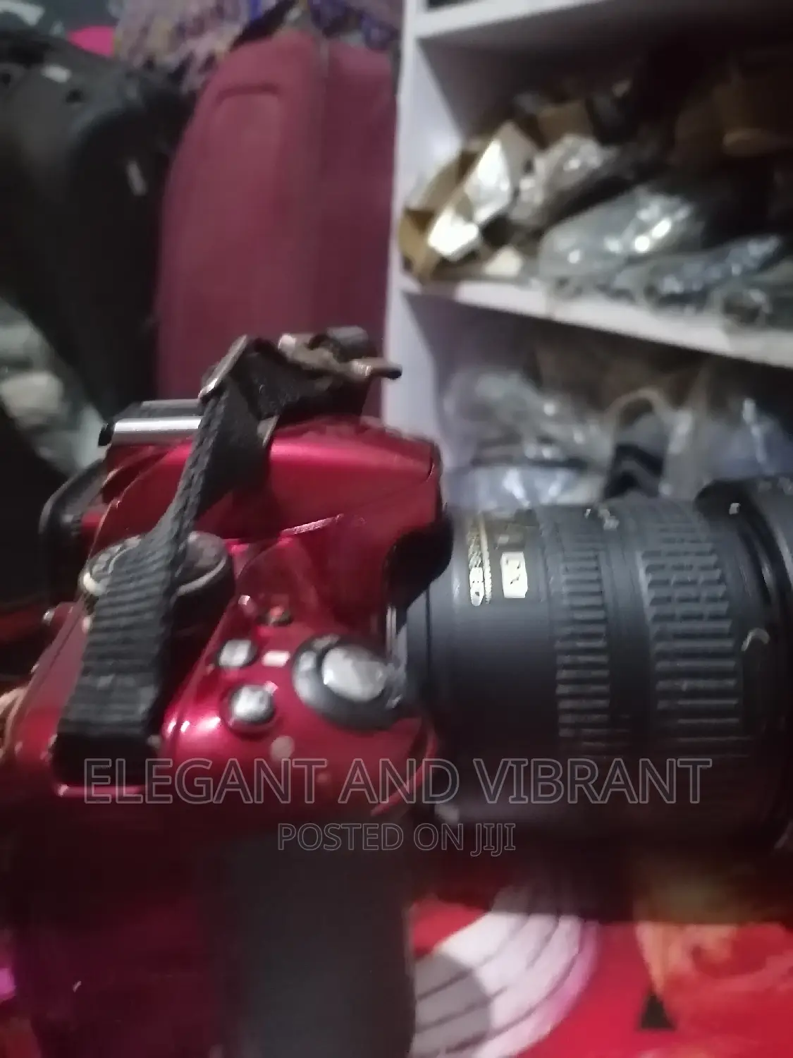 Nikon D3200 in Purple Colour Abroad Use Condition
