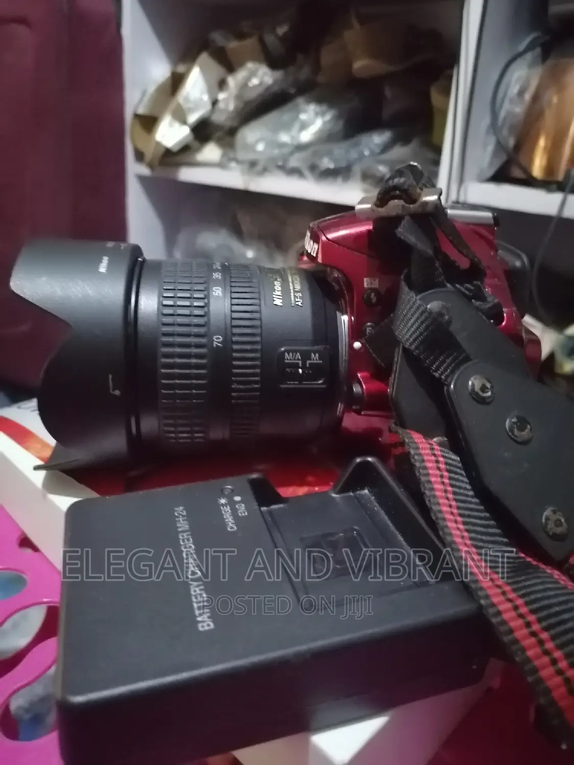 Nikon D3200 in Purple Colour Abroad Use Condition