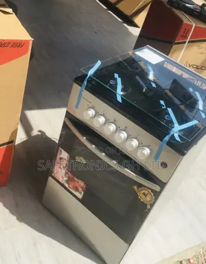 Volcano 4 Gas Burner Oven With Grill Gray 50x50 Cooker