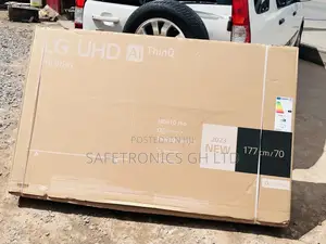 LG UHD Smart UR80 70 Inches Glossy LED Black Tv