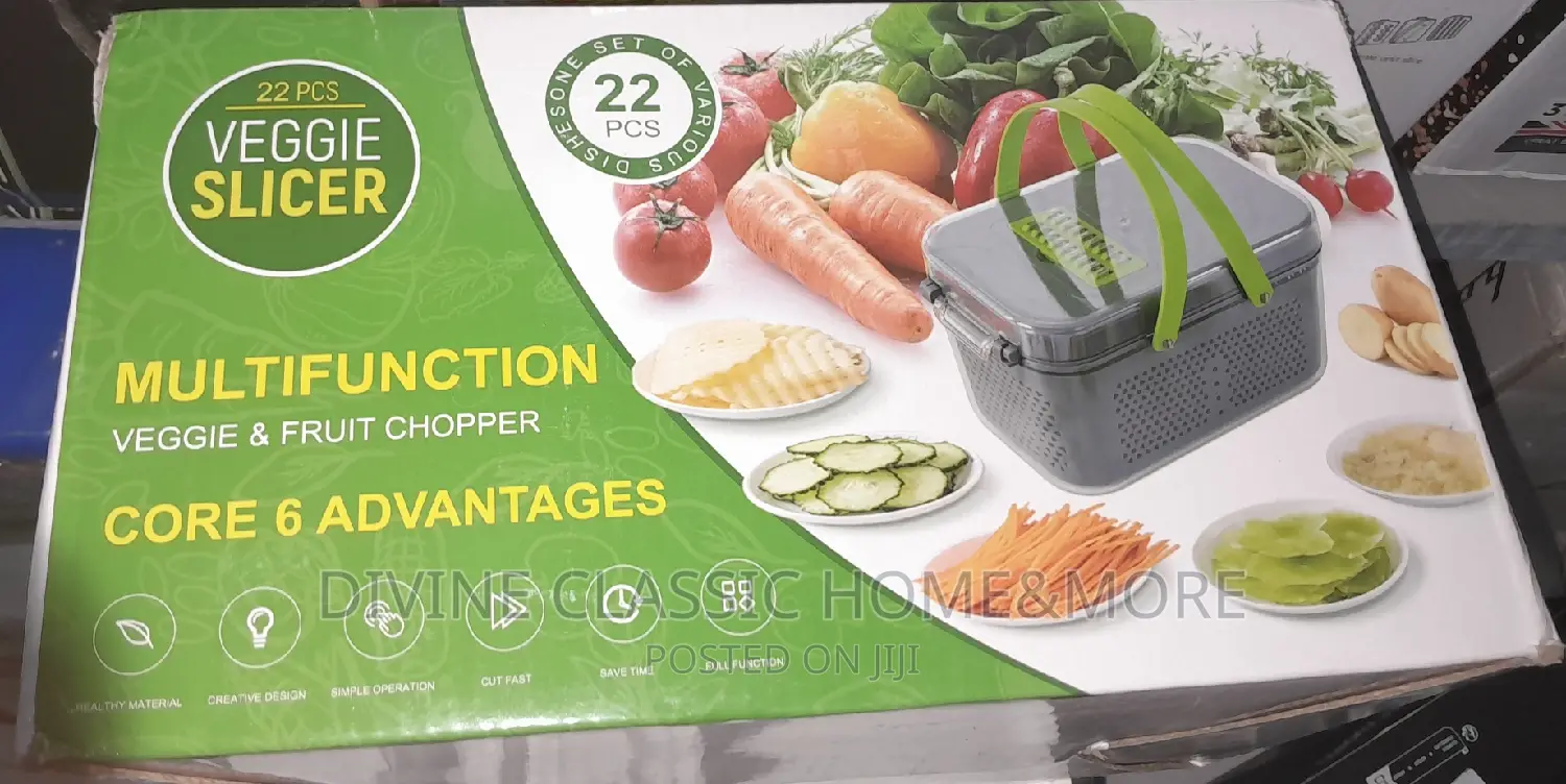 22-in-1 Multipurpose Vegies Chopper Veggie Mandoline Slicer