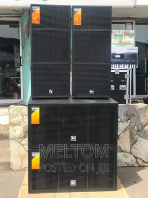 Ev Full Range Speaker and Double Bass Subwoofer Speaker Set