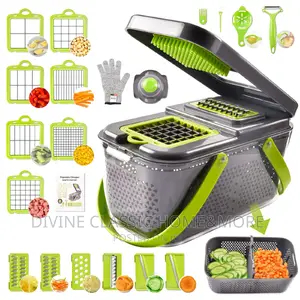 22-in-1 Multipurpose Vegies Chopper Veggie Mandoline Slicer