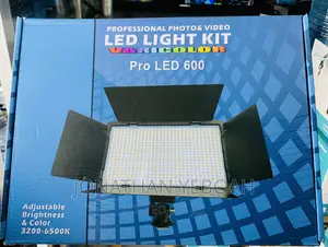 Pro Led 600 With Batteries, Adapter, Tripod Stand