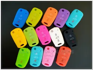 Colorful Silicon Case for KIA Morning Sportage Rio Flip Keys