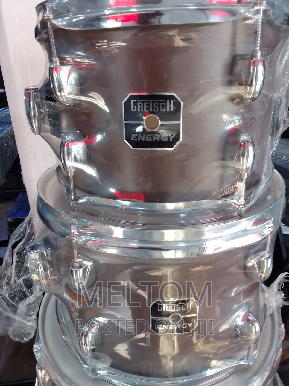 Gretsch Energy 5-piece Complete Grey Steel Drumset