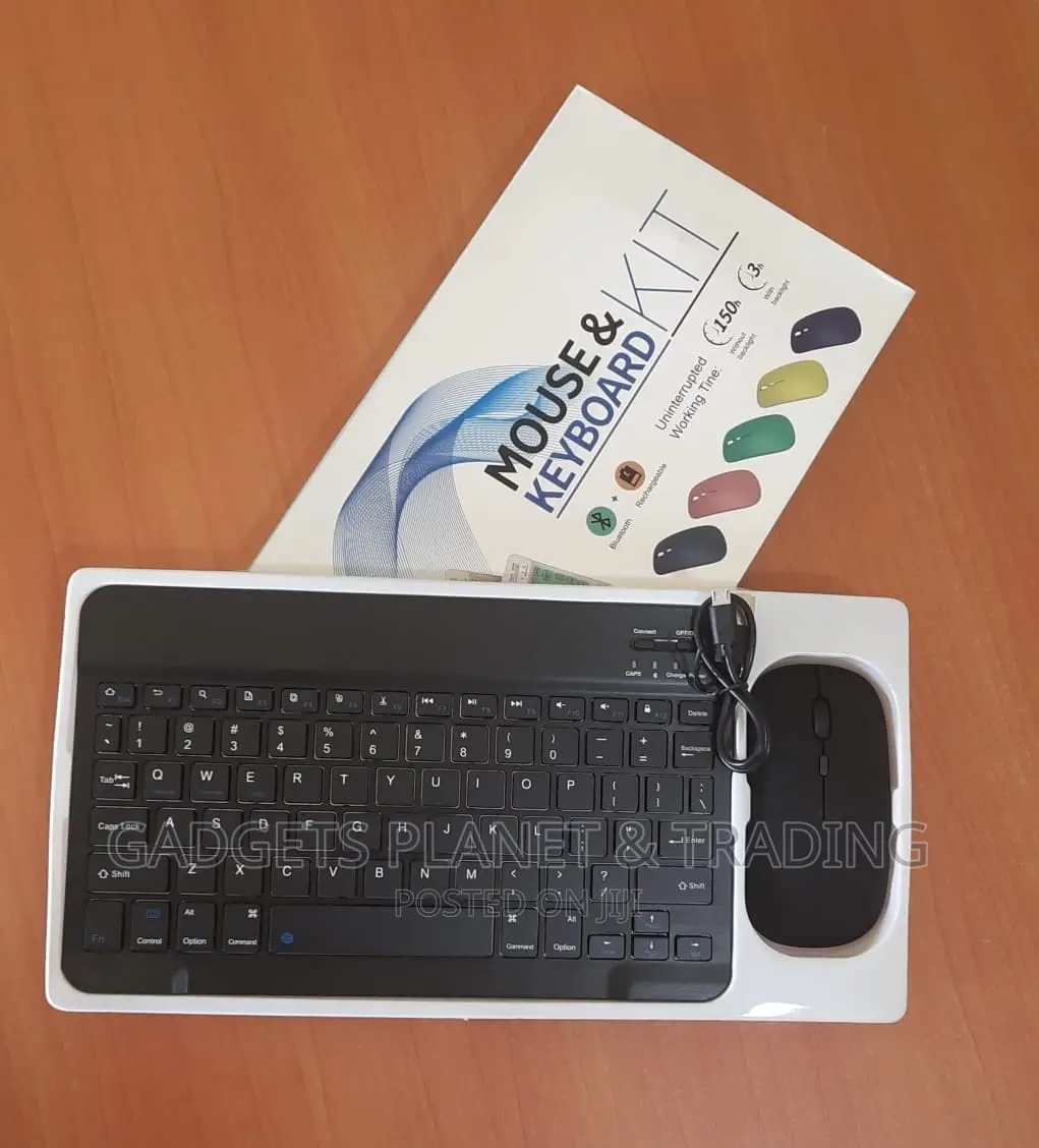 Bluetooth Rechargeable Mini Keyboard With Mouse Kit