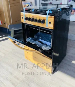 Well Designed Volcano 50x50 Wooden 4 Gas Burner + Oven