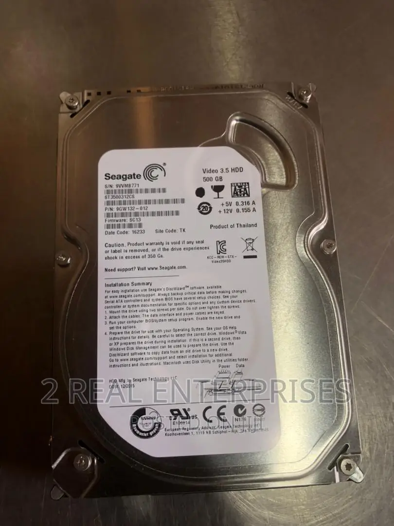 Genuine Seagate Internal Desktop Hard Disk 500GB