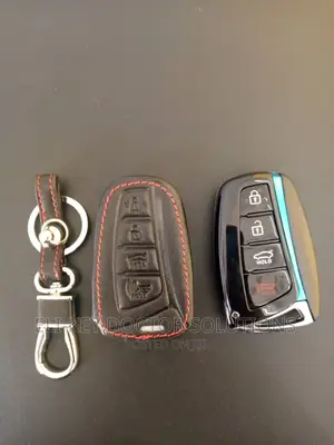 Executive Leather Case For Hyundai Azera Santafe Smart Key