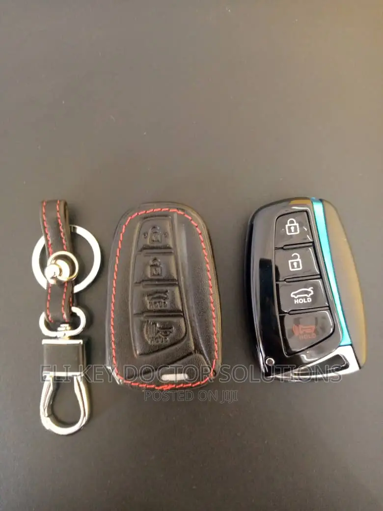 Executive Leather Case For Hyundai Azera Santafe Smart Key