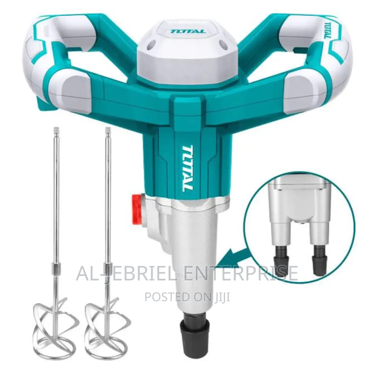 Total 2 Pad Electric Mixer 1800W - TD616006