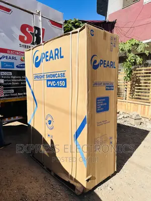 Vertical Display Fridge Pearl PVC-150 3doors