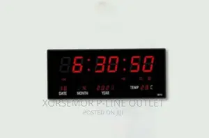 Wall Mount Digital Alarm Clock