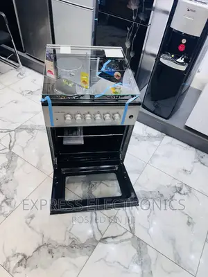 Freestanding Sleek Sliver 2+2 Gas Electric Cooker Oven