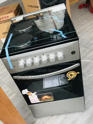Gray Oven With Grill 2 Electric 50cx50 Volcano 2 Gas Cooker
