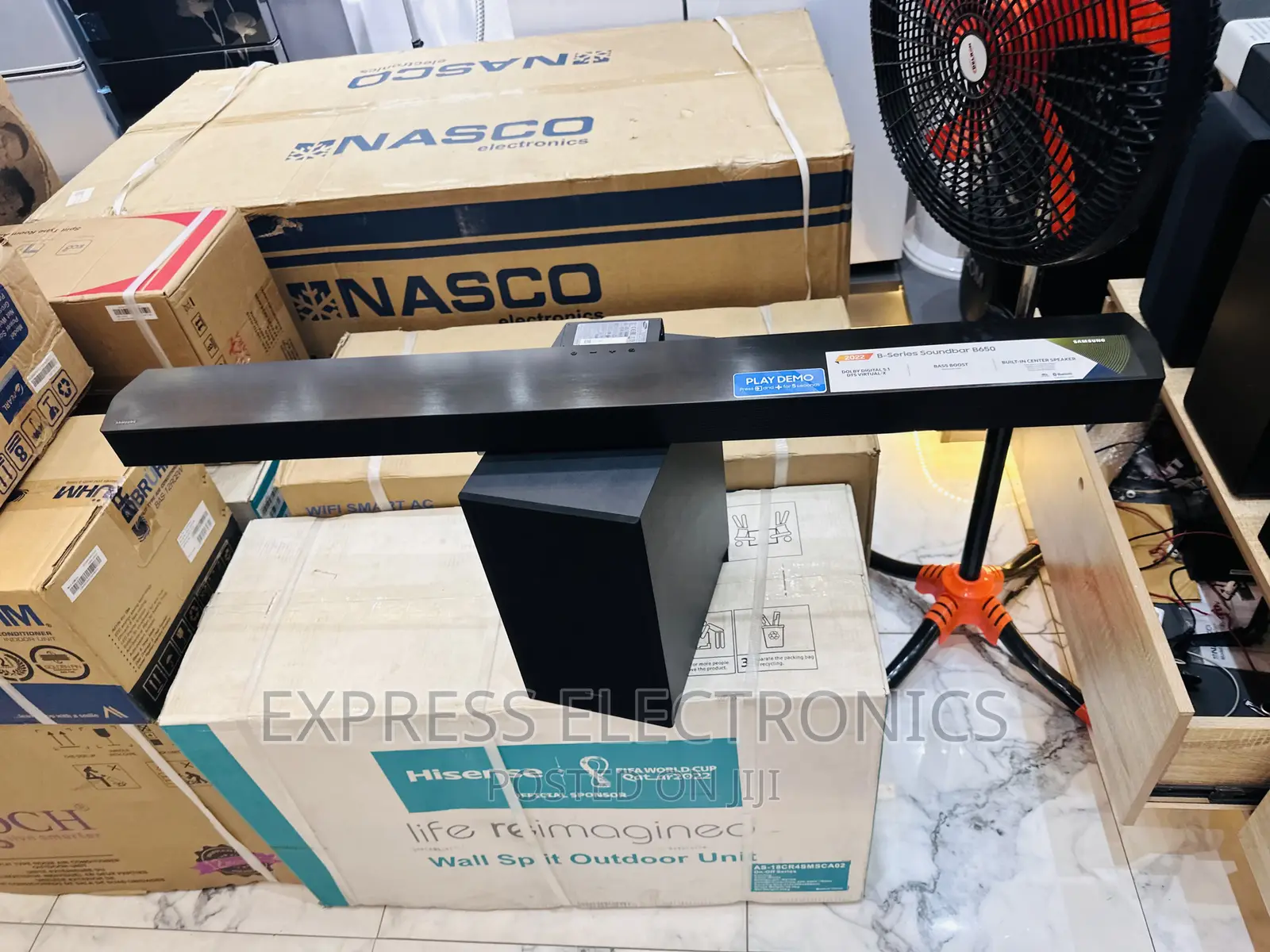 Immersive Sound Bar Experience Samsung B550