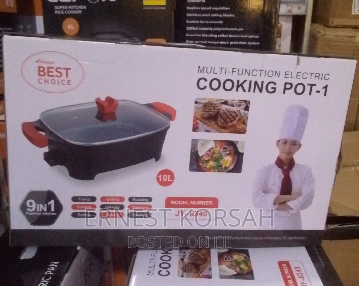 10 Litres Multi Function Electric Cooking Pot