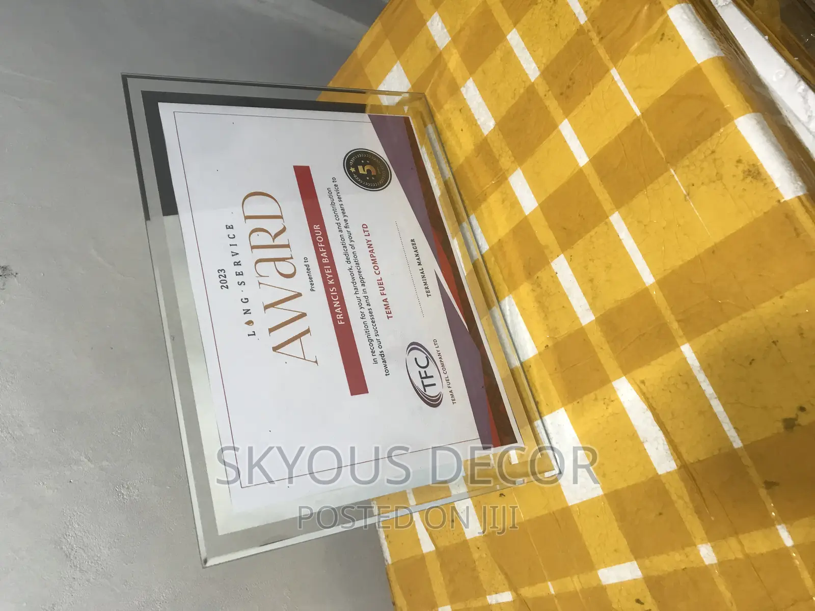 Certificate Frame
