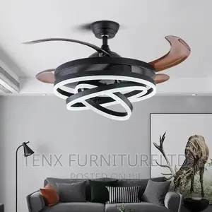Ceiling Fans Light With Remote Control and Foldable