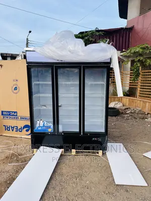 Quiet  Operation Pearl PVC-150 Display Fridge 3doors