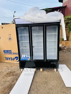 Essential New 3doors Display Fridge Pearl