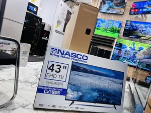 Get a New Nasco Tv FHD Satellite Digital 43”Tv