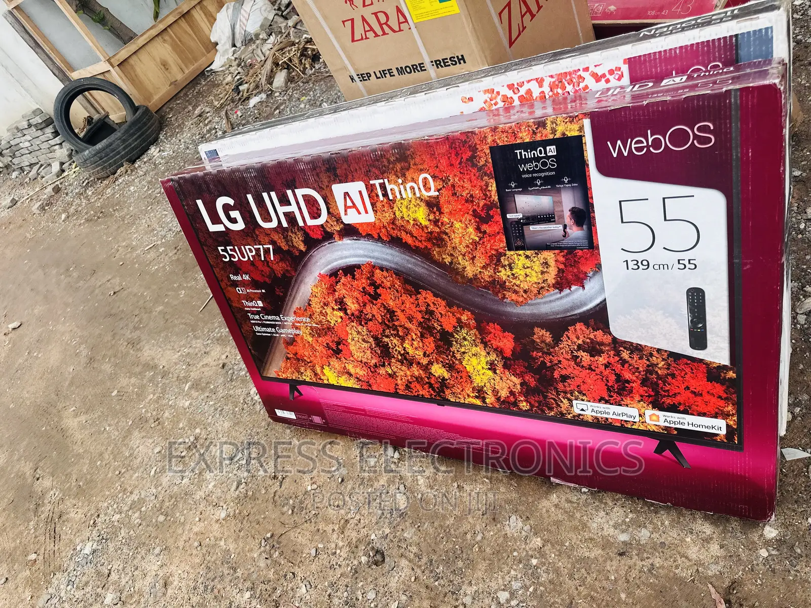 Get a New LG UHD Smart 55”UP77