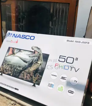 Glossy Digital Satellite 50 Inches LED Black Nasco Tv 