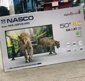 Smart Nasco Glossy LED Black 50 Inches Tv