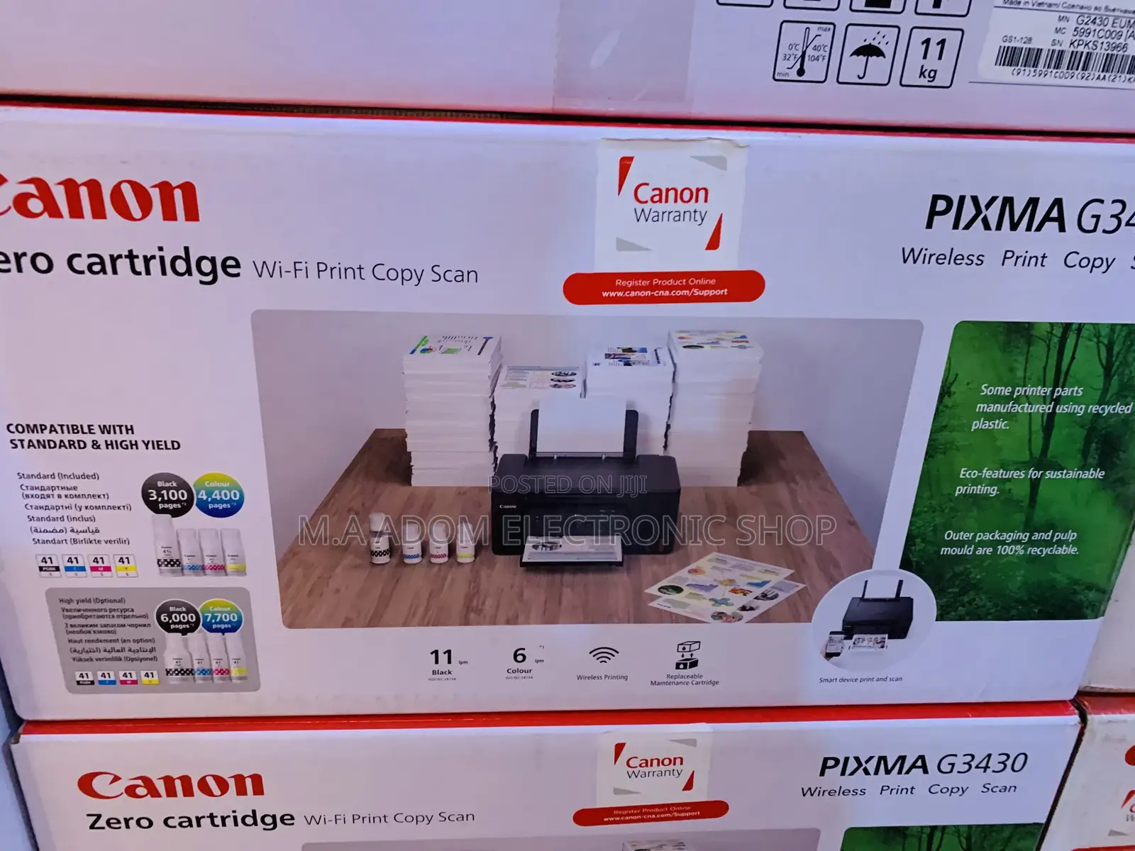 Canon All in One Printer G3430 Mega Refill Ink