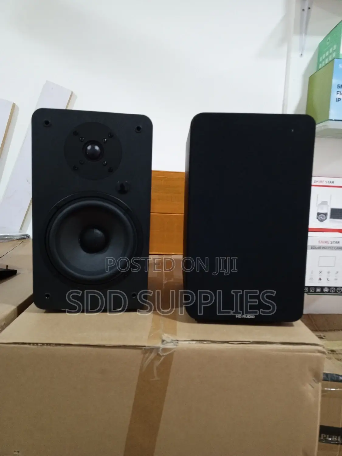 A Pair Of High Power Hifi Bookshelf Speaker Set