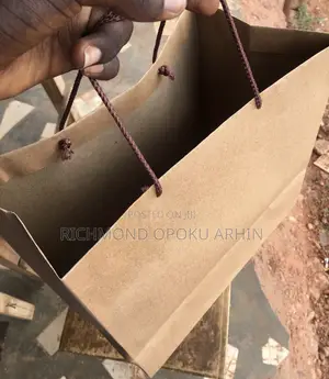 Plain Paper Bag With Handle (A4)
