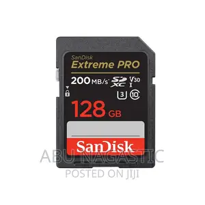 Extreme Pro Sandisk Camera SD Card 128GB