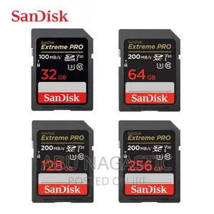 Sandisk Extreme Pro Camera SD Card 256GB