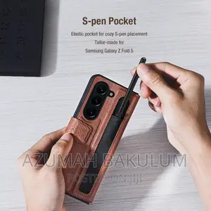 Samsung Galaxy Z Fold 5 Nillkin Aoge Leather Flip Case