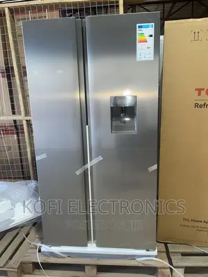 TCL Side by Side Door Fridge 520L - P520SBS