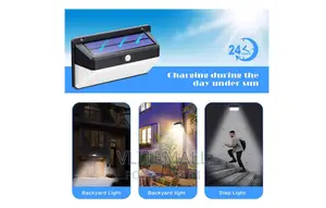 Solar Outdoor Wall Light With Motion Sensor
