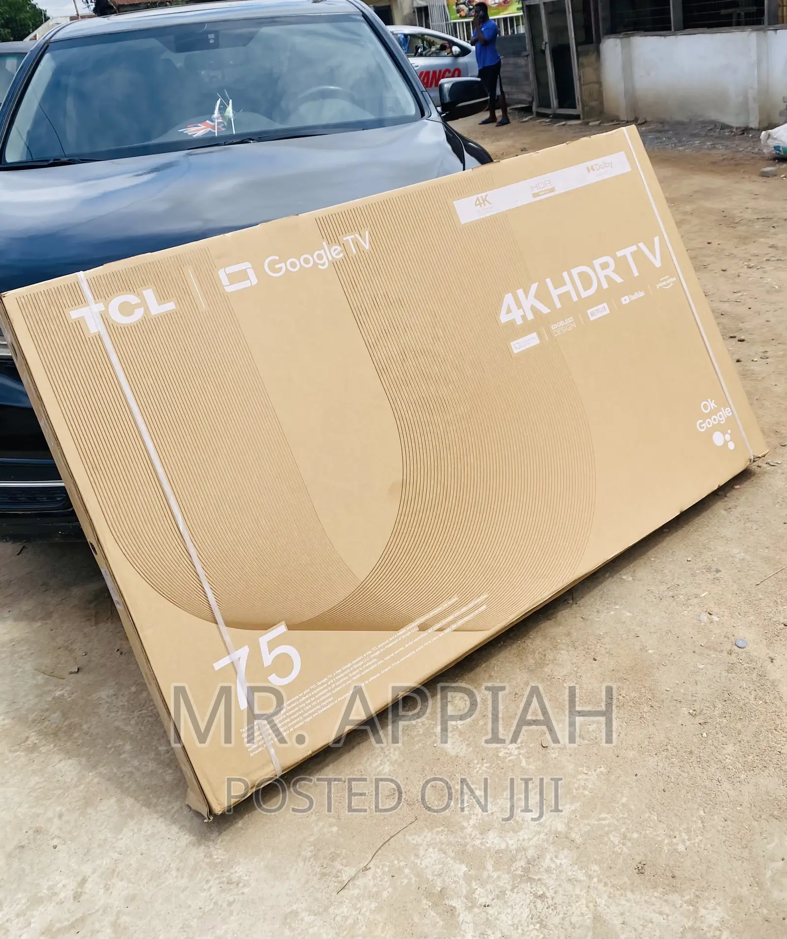 New TCL 75P635 75 Inch HDR Smart Google Tv(Black).